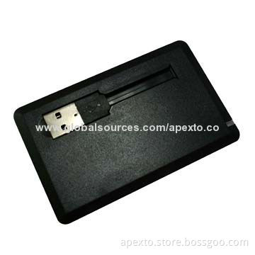 Card-shaped USB Flash Drive, Compatible with USB2.0 Interface